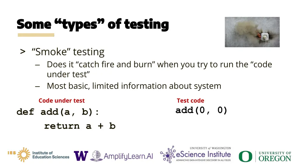 some types of testing some types of testing