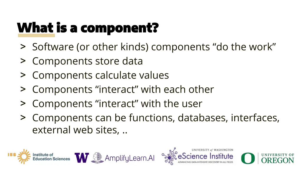 what is a component what is a component