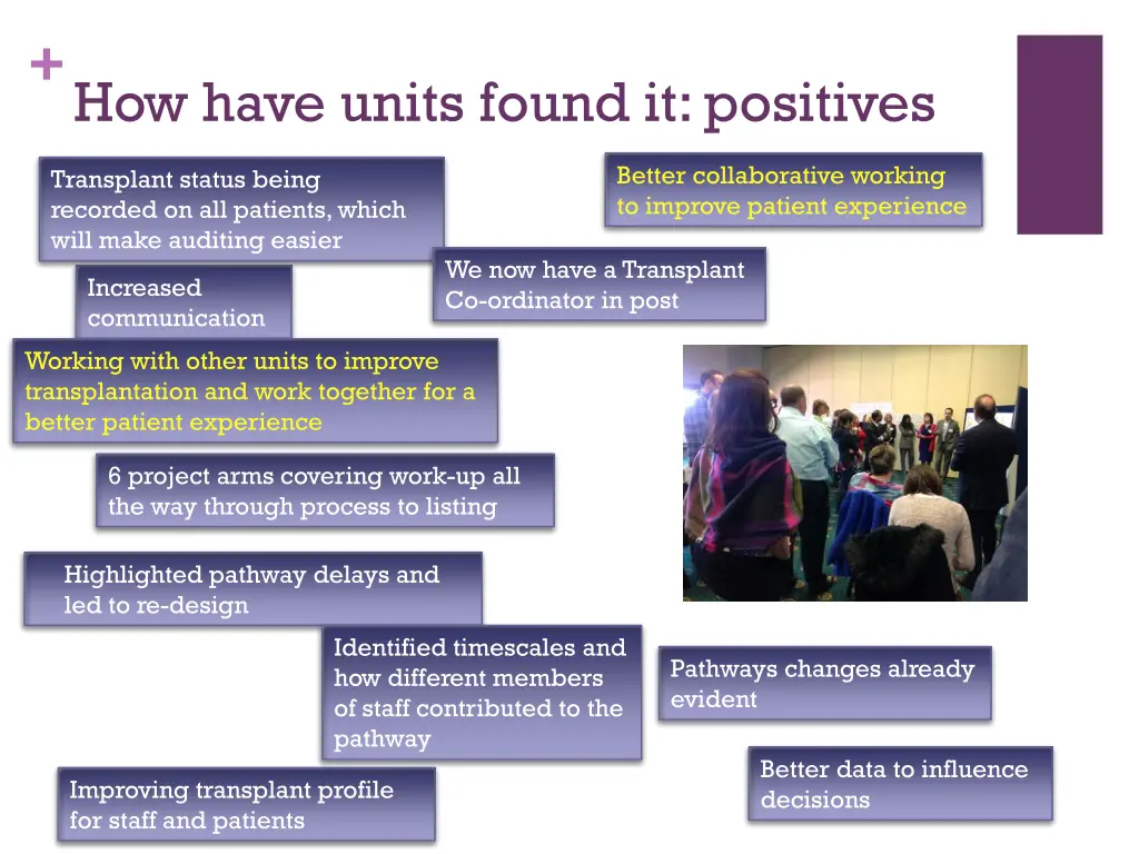 how have units found it positives