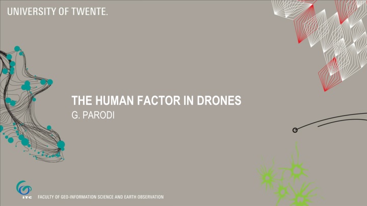 the human factor in drones g parodi