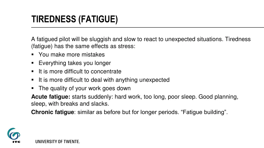 tiredness fatigue