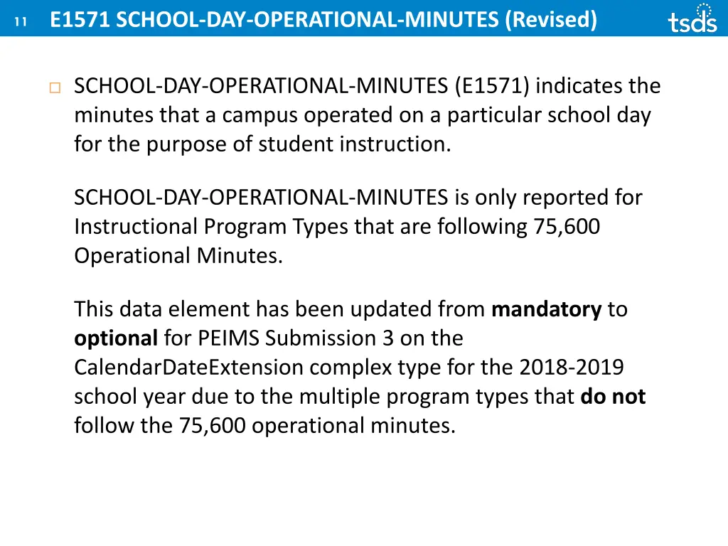 e1571 school day operational minutes revised