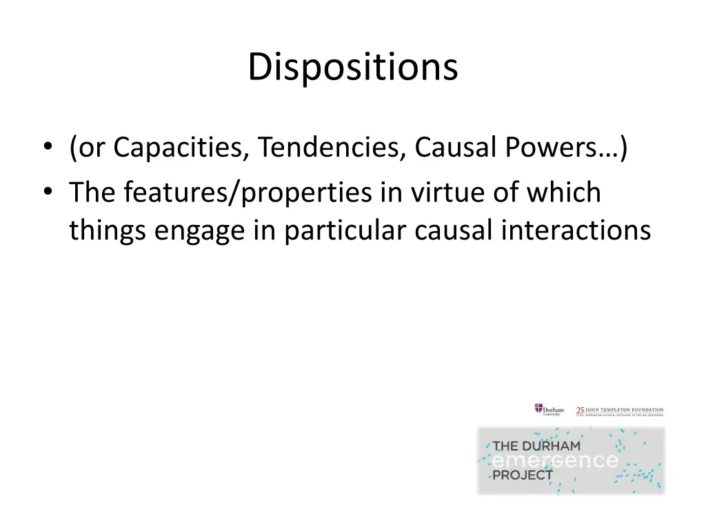 dispositions 1