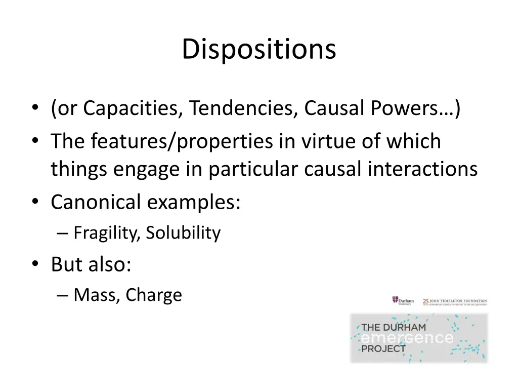 dispositions 3