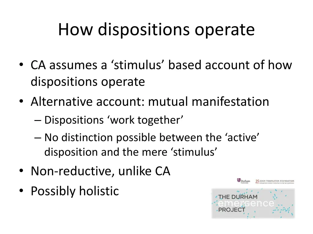 how dispositions operate 3