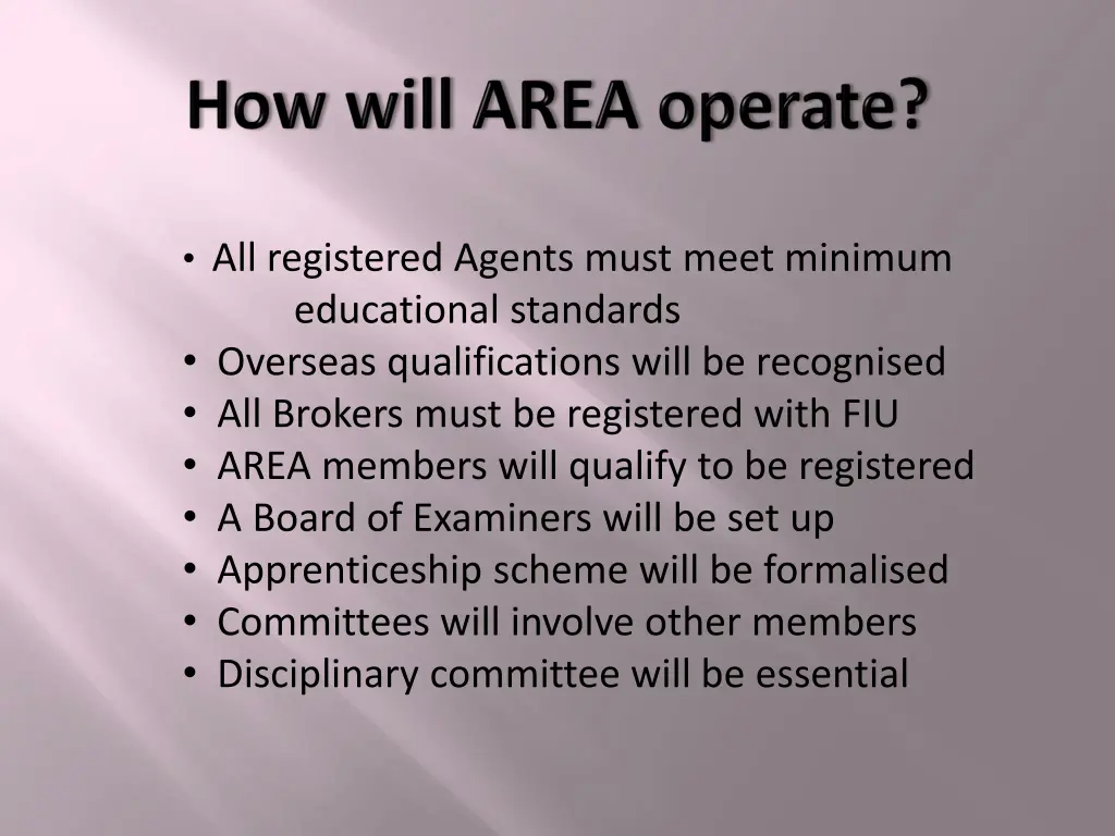 all registered agents must meet minimum