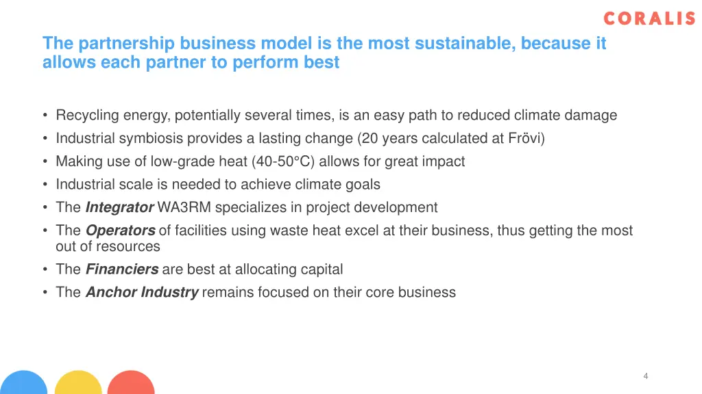 the partnership business model is the most