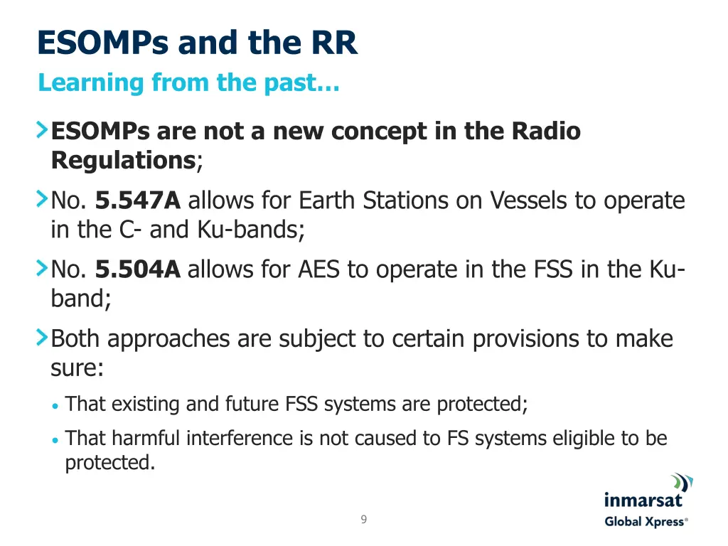 esomps and the rr learning from the past