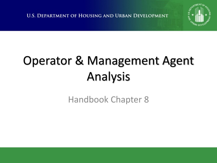 operator management agent analysis