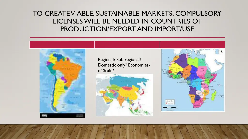 to create viable sustainable markets compulsory