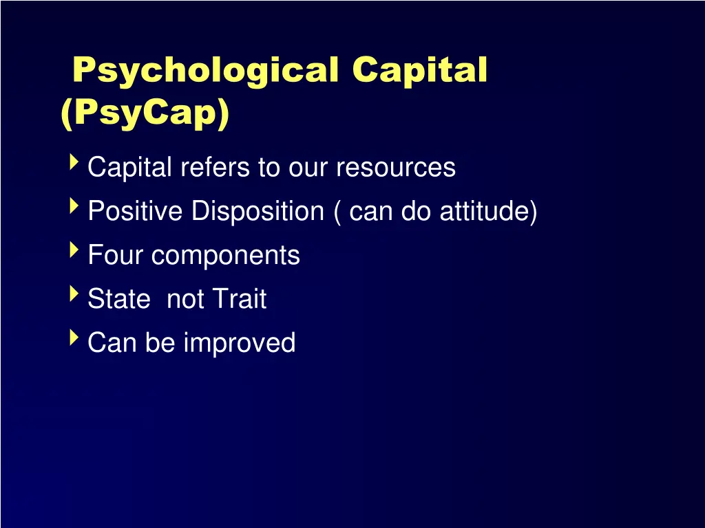 psychological capital psycap