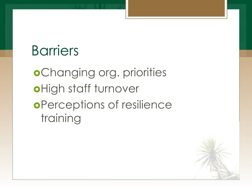 barriers