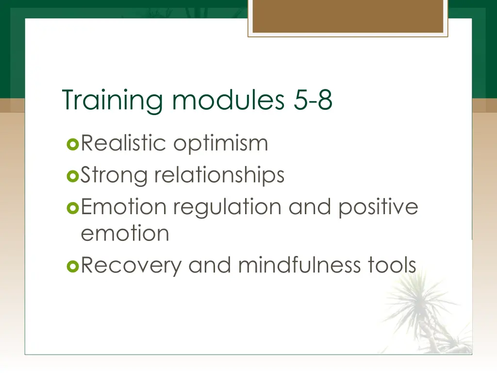 training modules 5 8