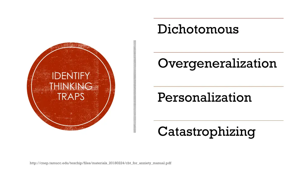 dichotomous