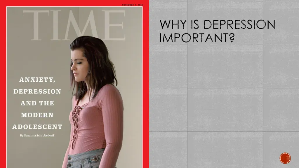 why is depression important