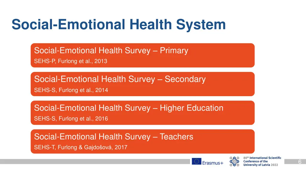 social emotional health system