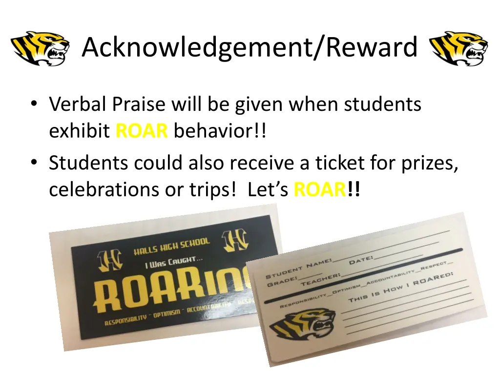 acknowledgement reward