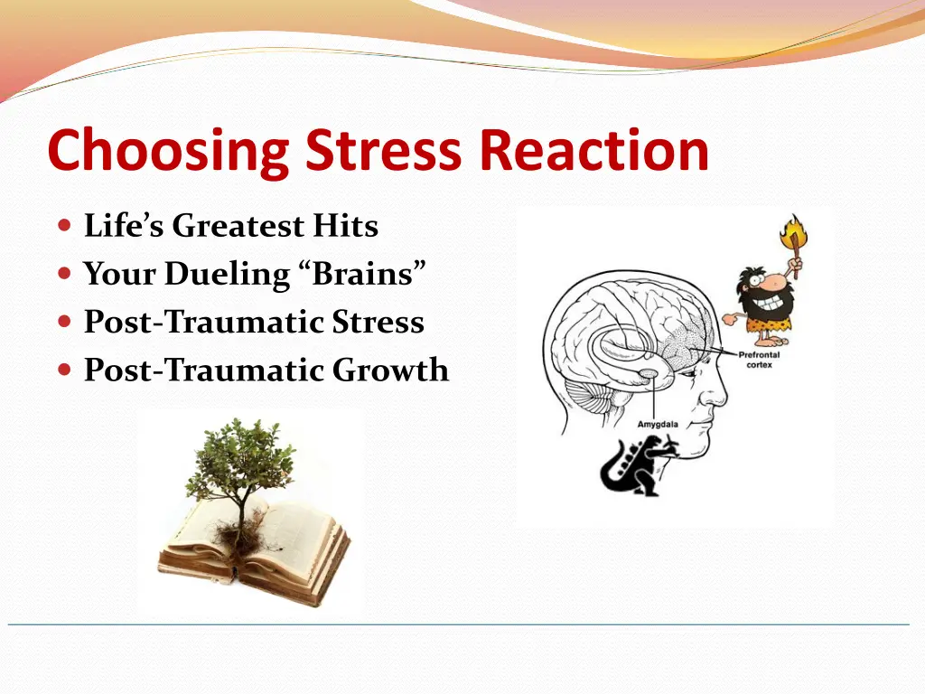 choosing stress reaction