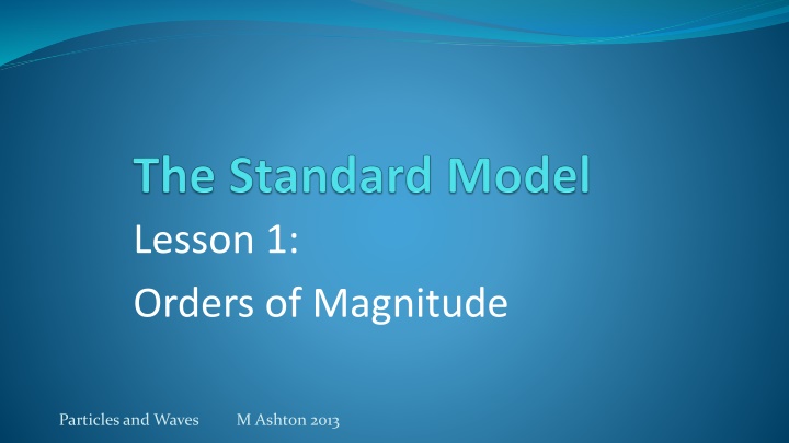 lesson 1 orders of magnitude