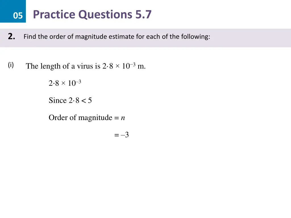 05 practice questions 5 7 10