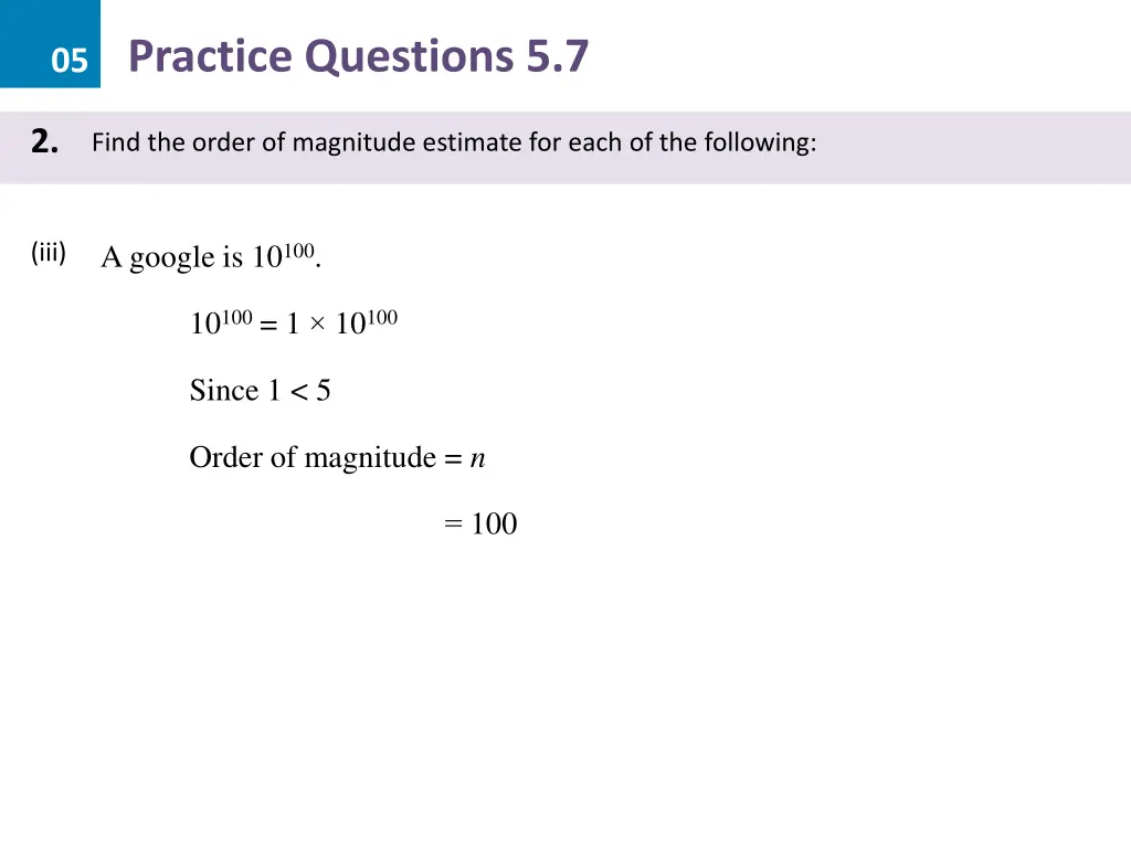 05 practice questions 5 7 12