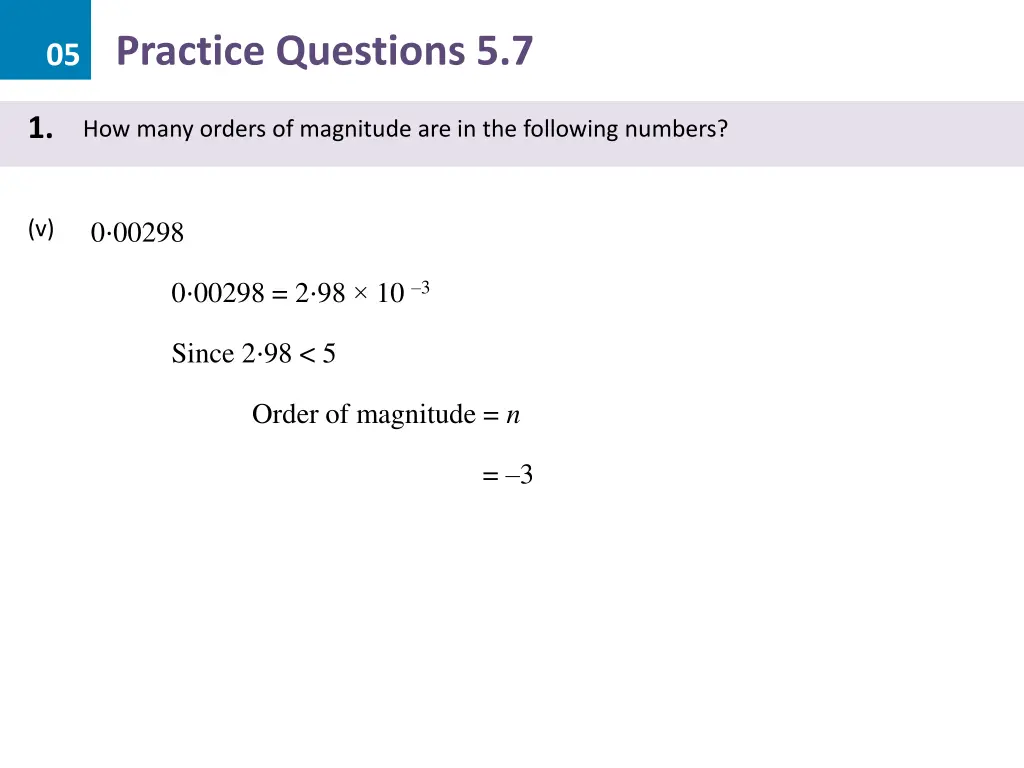 05 practice questions 5 7 4