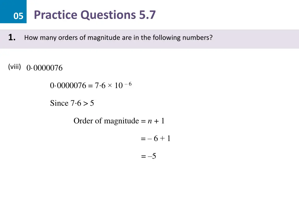 05 practice questions 5 7 7