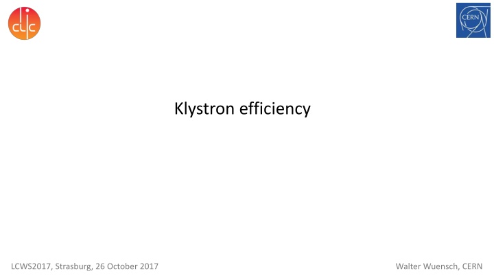 klystron efficiency