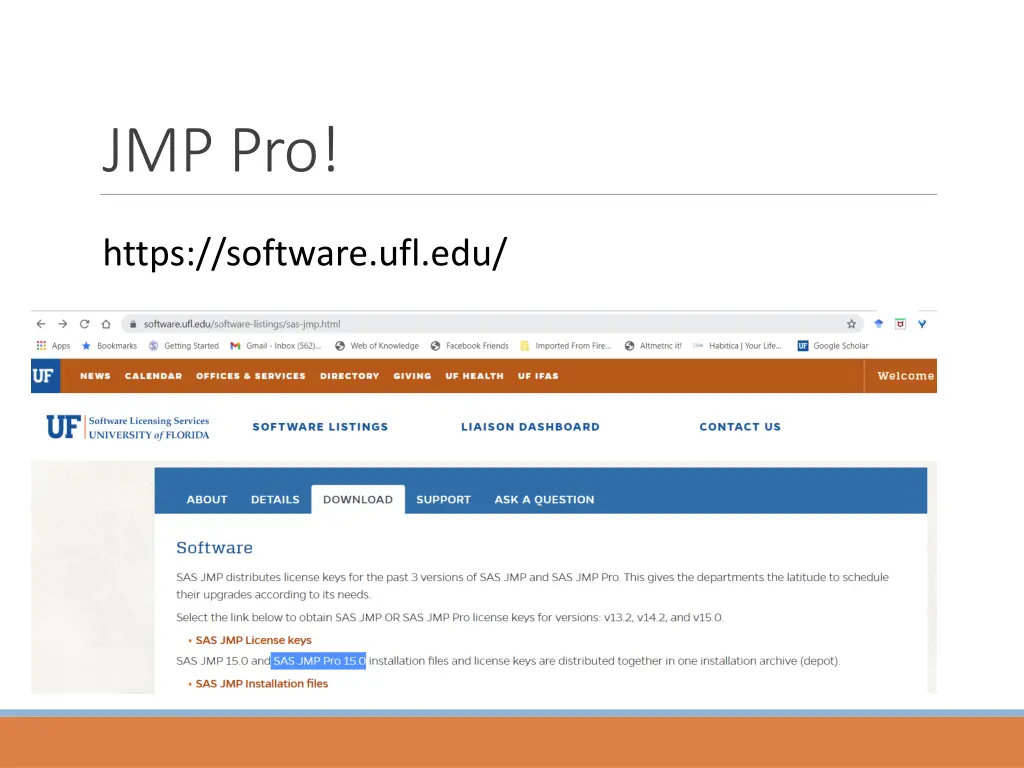 jmp pro