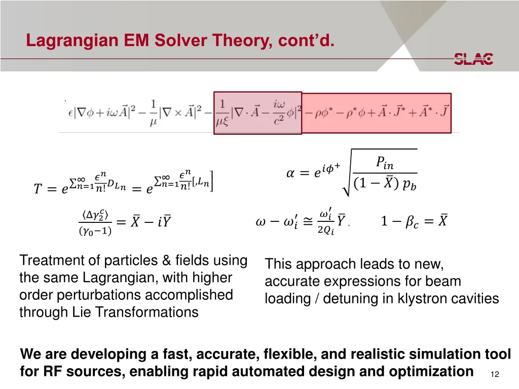 lagrangian em solver theory cont d