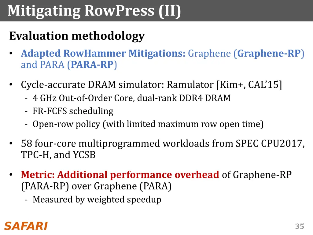 mitigating rowpress ii