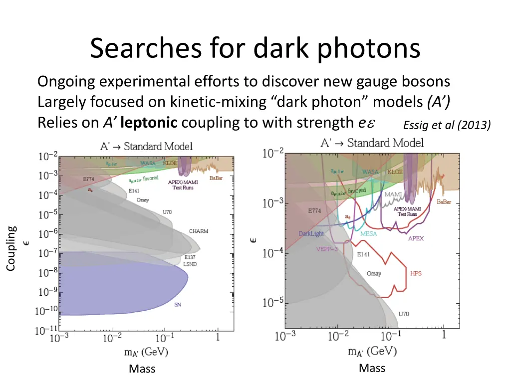 searches for dark photons ongoing experimental