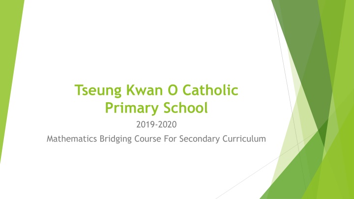 tseung kwan o catholic primary school 2019 2020