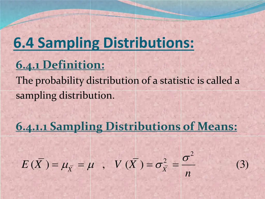 6 4 sampling distributions