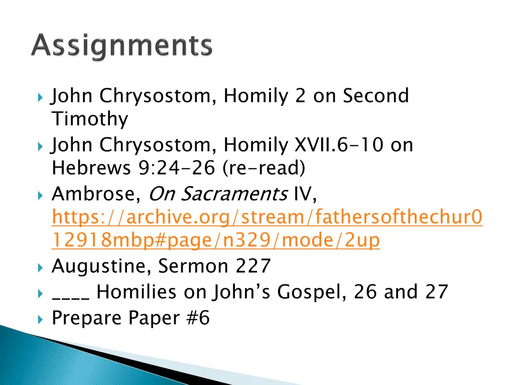 john chrysostom homily 2 on second timothy john