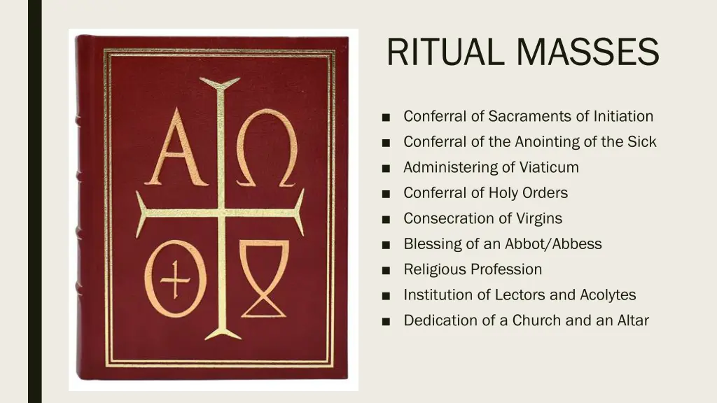 ritual masses