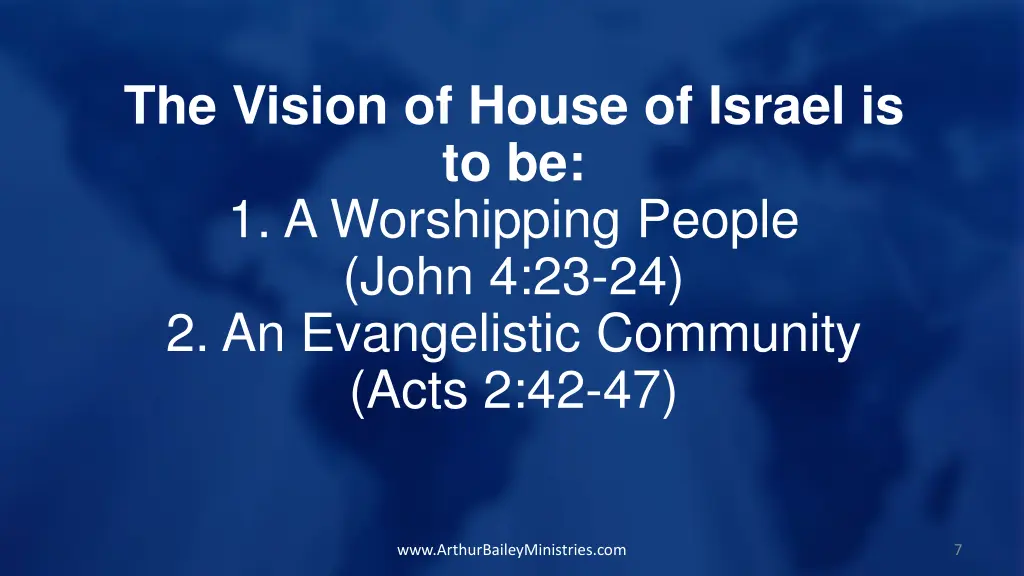 the vision of house of israel