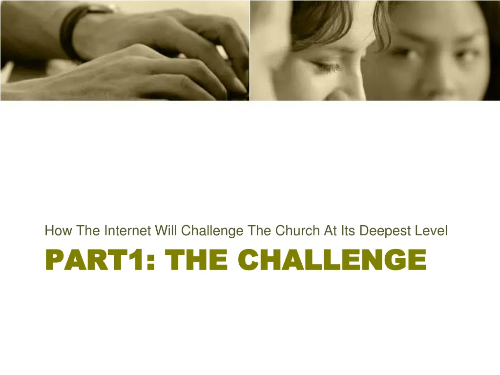 how the internet will challenge the church