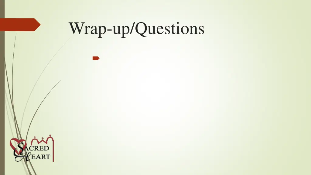 wrap up questions