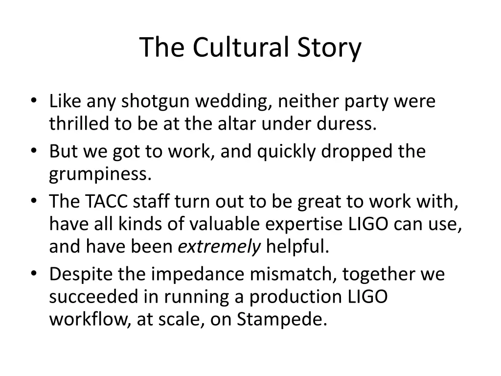 the cultural story 1