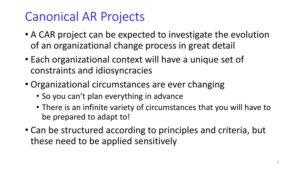 canonical ar projects a car project