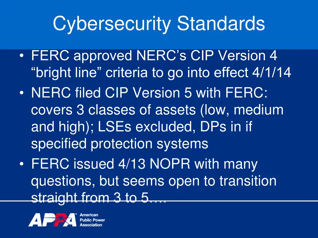 cybersecurity standards