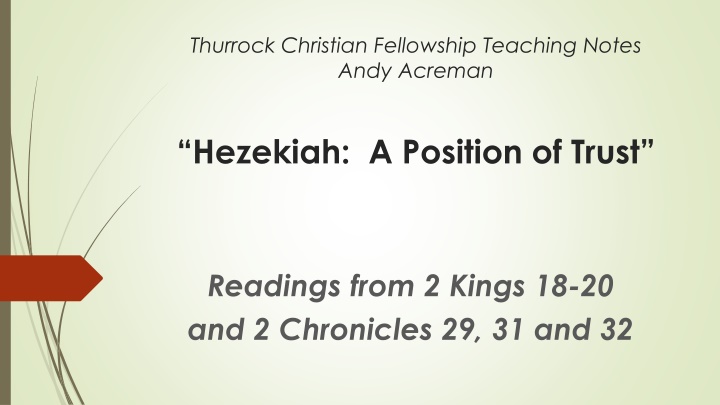 thurrock christian fellowship teaching notes andy