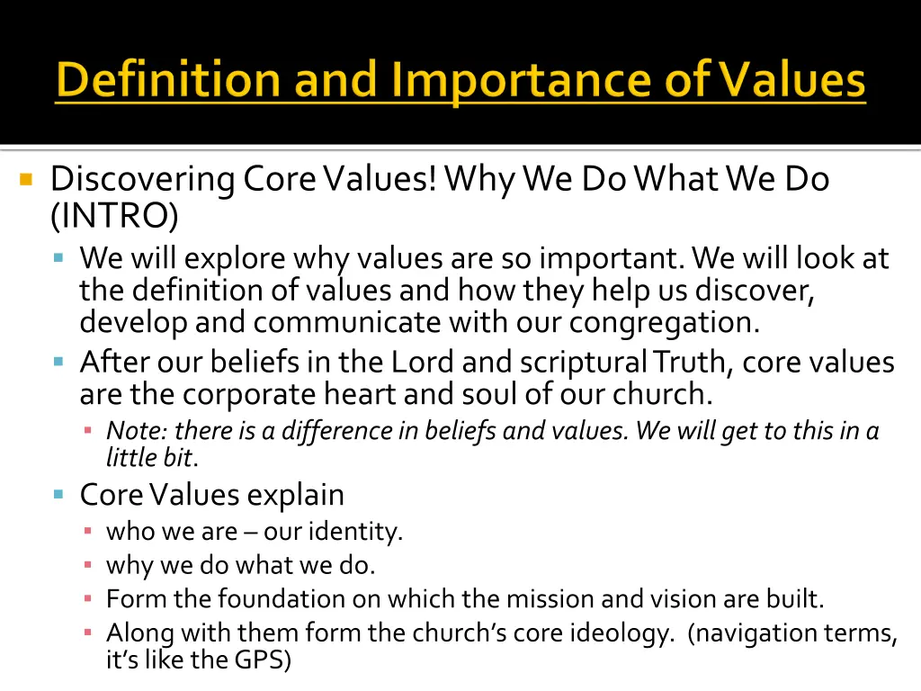 discovering core values why we do what