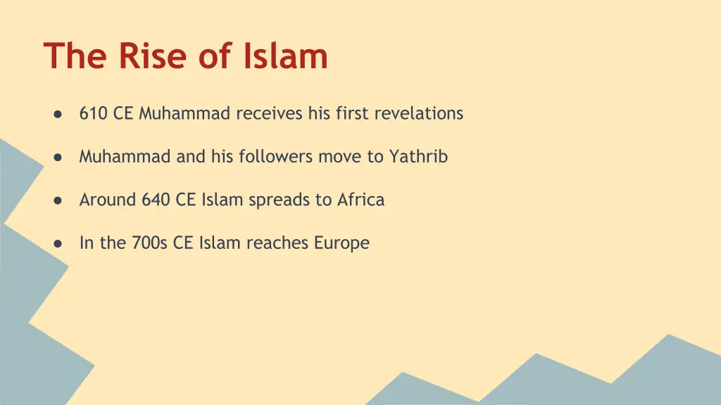 the rise of islam