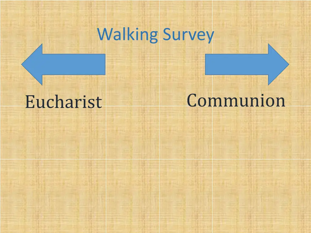 walking survey 1