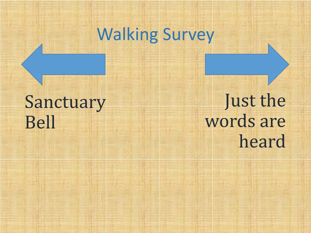 walking survey 15