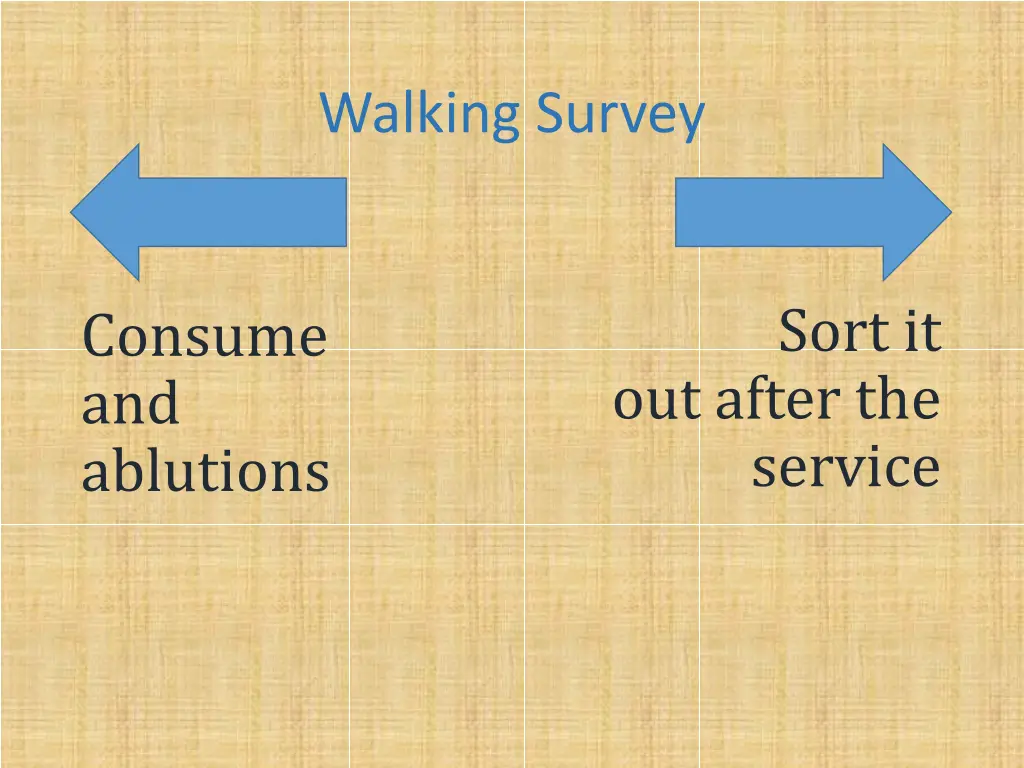 walking survey 17