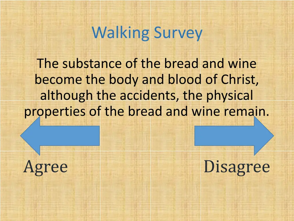 walking survey 22