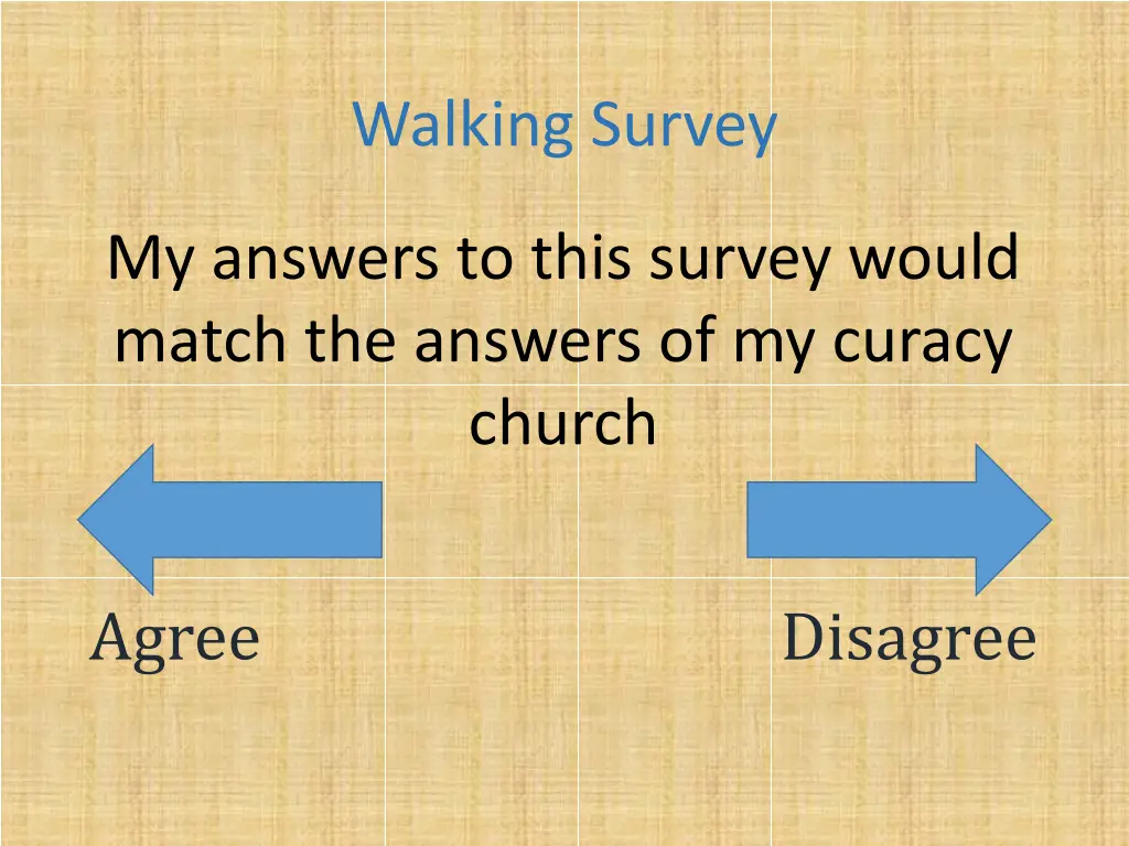 walking survey 25